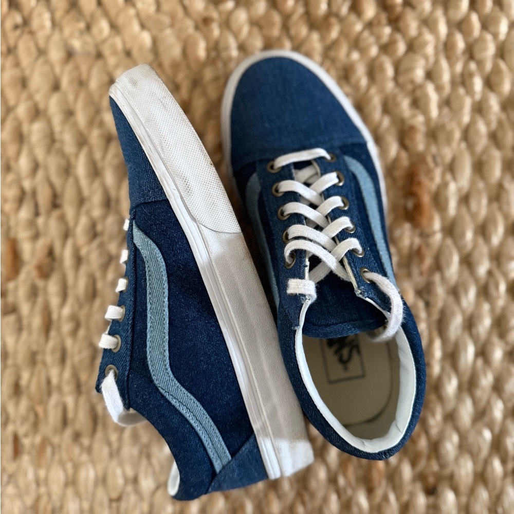Vans Two-Toned Denim Sneakers